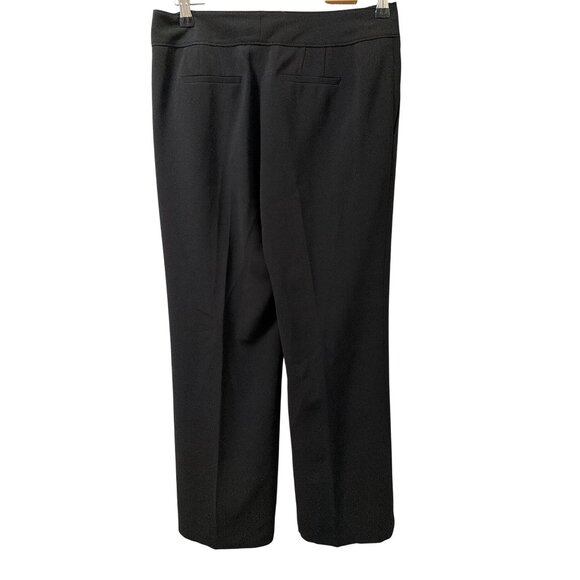 Ann Taylor Petites Margo Black Dress Pants 4P Polyester Viscose Dress Pants - Picture 4 of 10